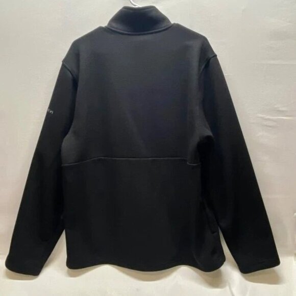 Spyder Bonded Fleece Jacket Men's XL Black Full Zip Outdoor Sportwear $129 MSRP - Picture 2 of 5